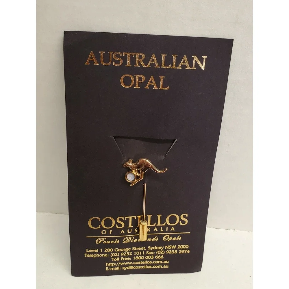 Australian Opal‎ Stick Pin - Costellos of Australia - New with backer